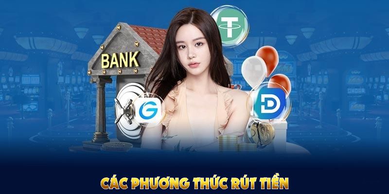 Những phương thức rút tiền 23WIN đang được hỗ trợ